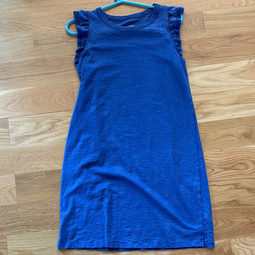 Universal Thread Navy Ruffle Sleeve Mini Dress